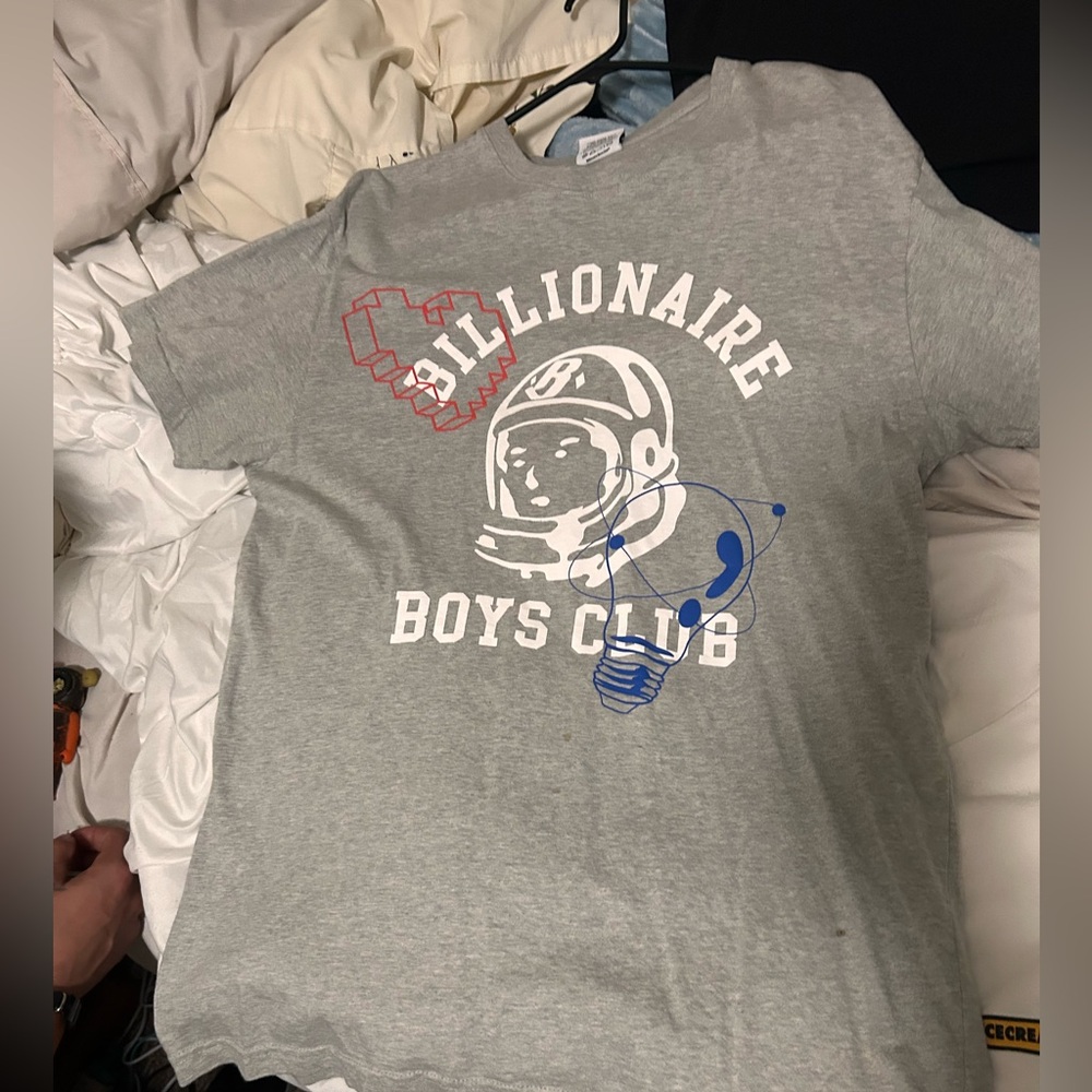 Billionaire Boys Club Gray T-Shirt with Astronaut Graphic